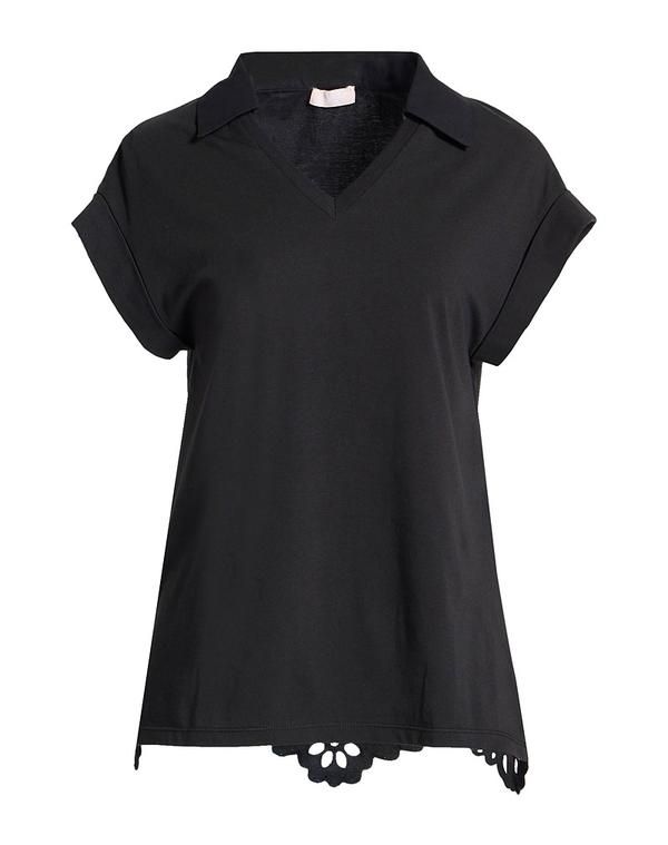 リュージョー レディース トップス Tシャツ LIU JO Black ブラック