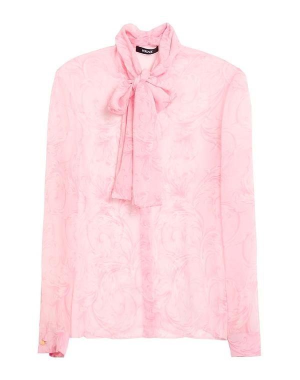 ヴェルサーチ レディース トップス シャツ VERSACE Pink ピンク