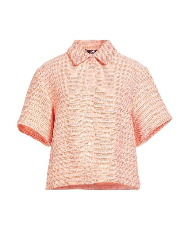 カール ラガーフェルド レディース トップス シャツ KARLAGERFELD Orange オレンジ