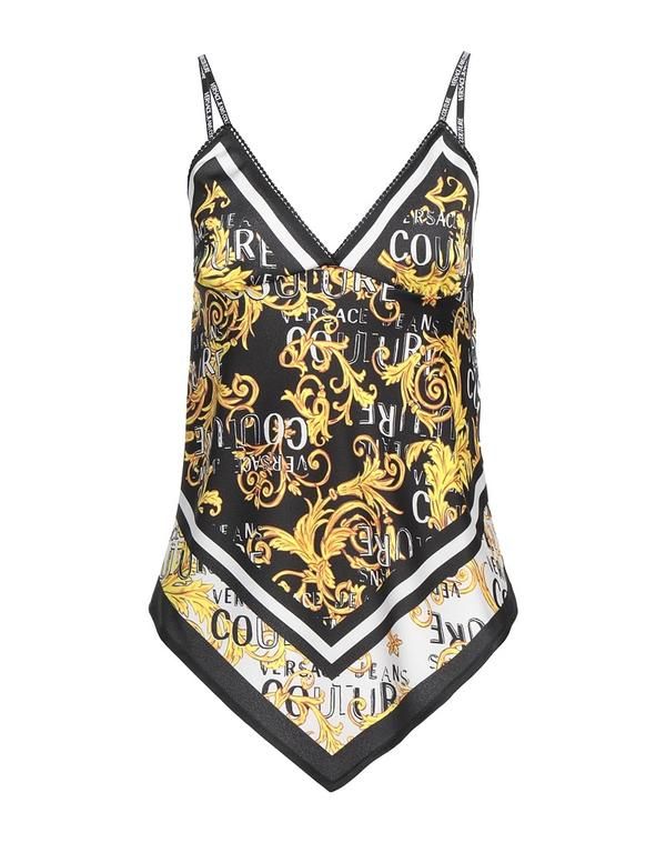 ヴェルサーチ レディース トップス シャツ VERSACE JEANS COUTURE Black ブラック 33,670円