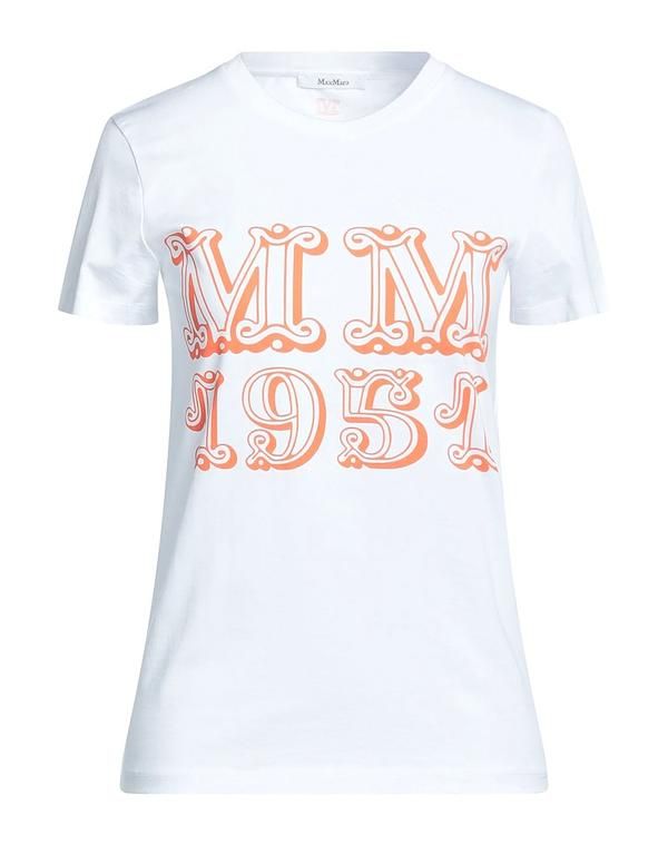 マックスマーラ レディース トップス Tシャツ MAX MARA White ホワイト