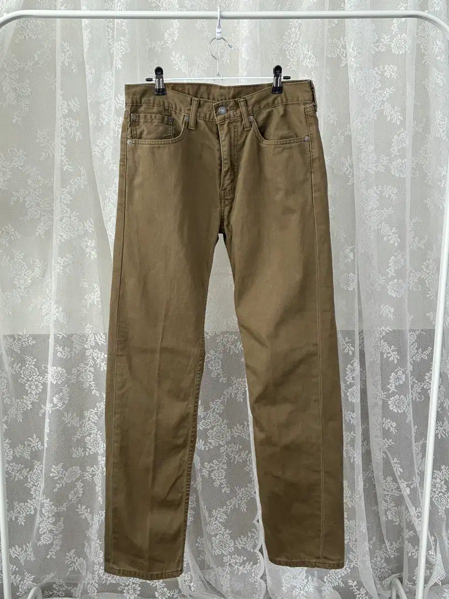 リーバイス 505 コットン パンツ カーキ