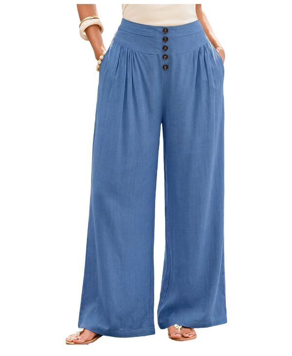 カップシー レディース ボトムス カジュアルパンツ Cupshe Womens Clean Girl Pants Lightpastel blue ブルー