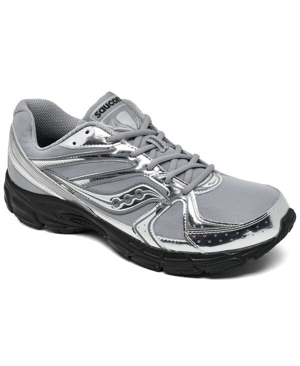 【送料無料】 サッカニー レディース スニーカー シューズ Ride Millennium Casual Sneakers from Finish Line Silver Grey