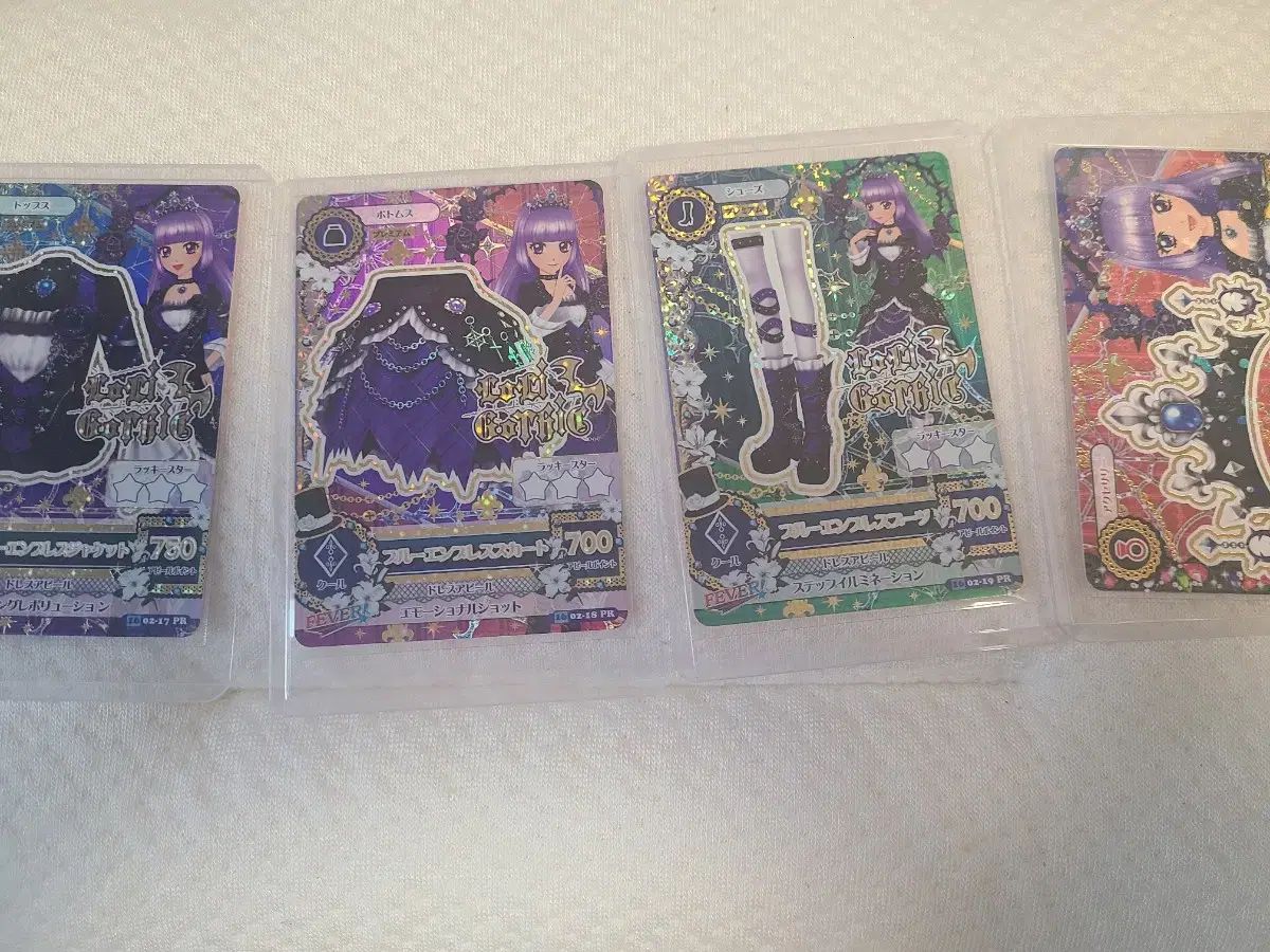 アイカツ！スミレ リーラ プレ ブルー・エンプレス カード コーデ セット