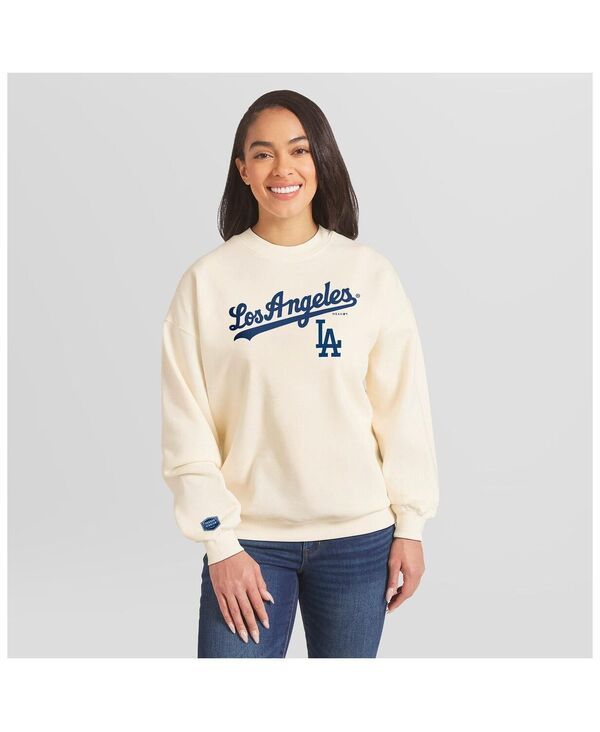 ウェア バイ エリン アンドルーズ レディース アウター パーカー・スウェット クルーネック シャツ WEAR by Erin Andrews Womens Cream Los Angeles Dodgers Heavyweight Crew Neck Swe 17,985円