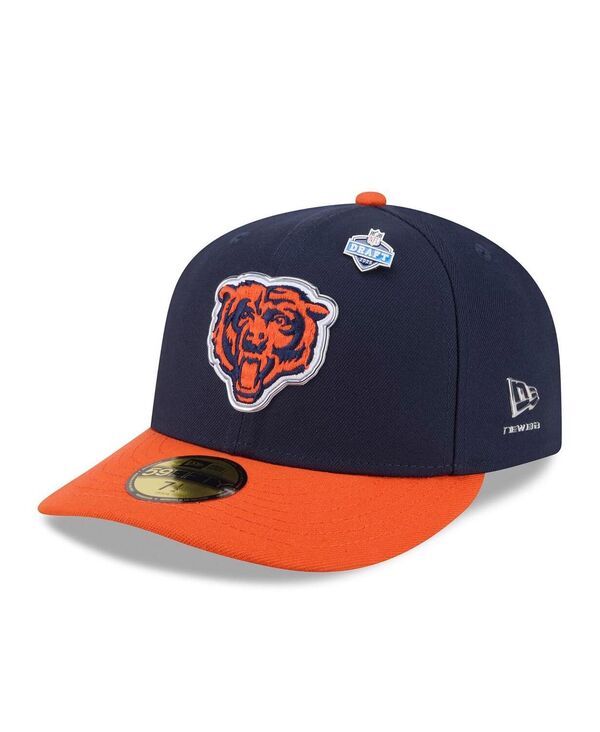 ニューエラ メンズ アクセサリー 帽子 New Era Mens NavyOrange Chicago Bears 2026 NFL Draft PreCurved 59FIFTY Fitted Hat Navy Orange ネイビー 13,476円
