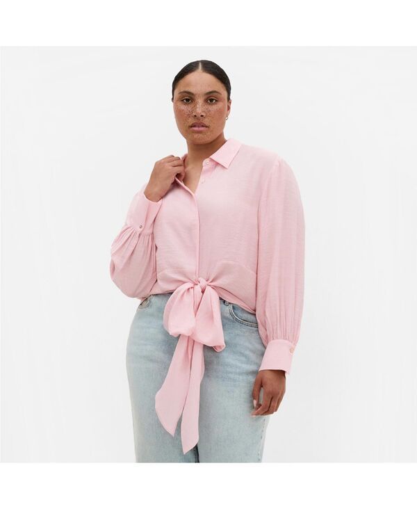 シティーシック レディース トップス シャツ CITY CHIC Womens Rosabella Shirt Heavenly pink ピンク