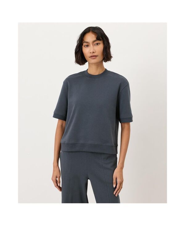 パクト レディース アウター パーカー・スウェット Tシャツ コットン Pact Womens Organicotton Airplane Sweatshirtee Steel blue ブルー 15,194円