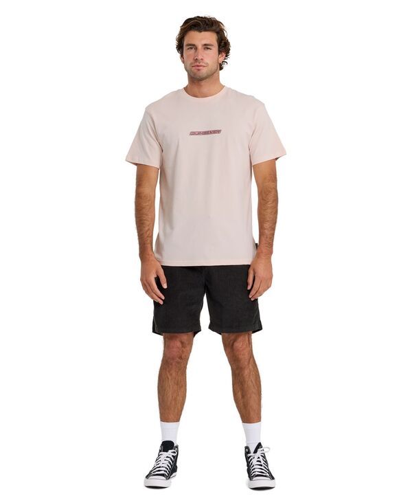 クイックシルバー メンズ トップス Tシャツ 半袖 Quiksilver MenshortSleeve TShirt Rosewater