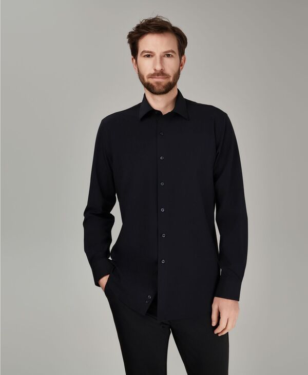 アルファニ メンズ トップス シャツ Alfani Menspread Collar Performance Solidresshirt Macys Exclusive Black ブラック