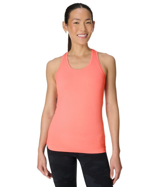 スウェッティベティ レディース トップス タンクトップ Sweaty Betty Womens Athlete Seamless Workoutank Top Melon Pink ピンク
