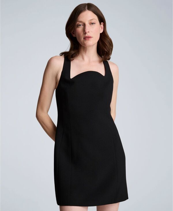 ケネスコール レディース トップス ワンピース Kenneth Cole Womensquare Neck Short Dress Black ブラック