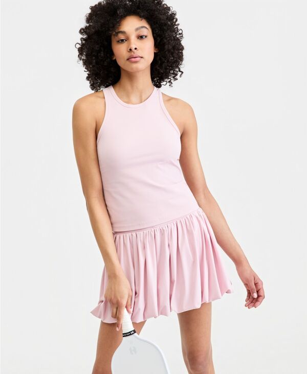 イデオロギー レディース トップス タンクトップ リブ IDeology Womens Ribbed HighNeck Tank Top Macys Exclusive Chalky Rose