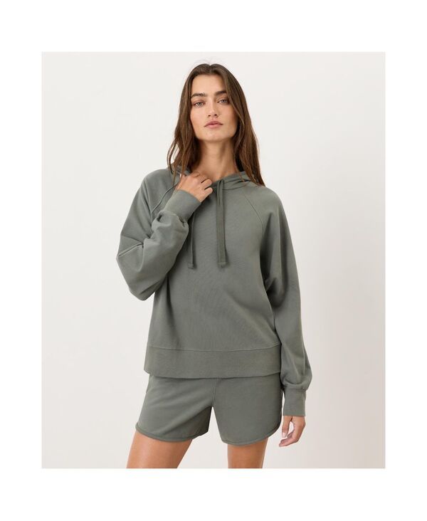 パクト レディース アウター パーカー・スウェット コットン ニット Pact Womens Organicotton Cloud Knit Hoodie Castor green グリーン