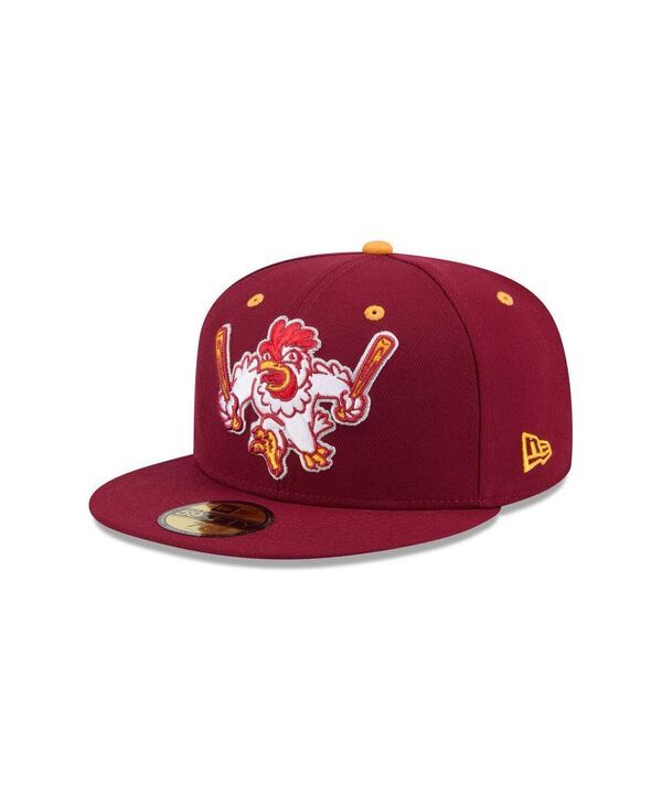 ニューエラ メンズ アクセサリー 帽子 New Era Mens Burgundy Northwest Arkansas Naturals Theme Nights 59FIFTY Fitted Hat Burgundy バーガンディ