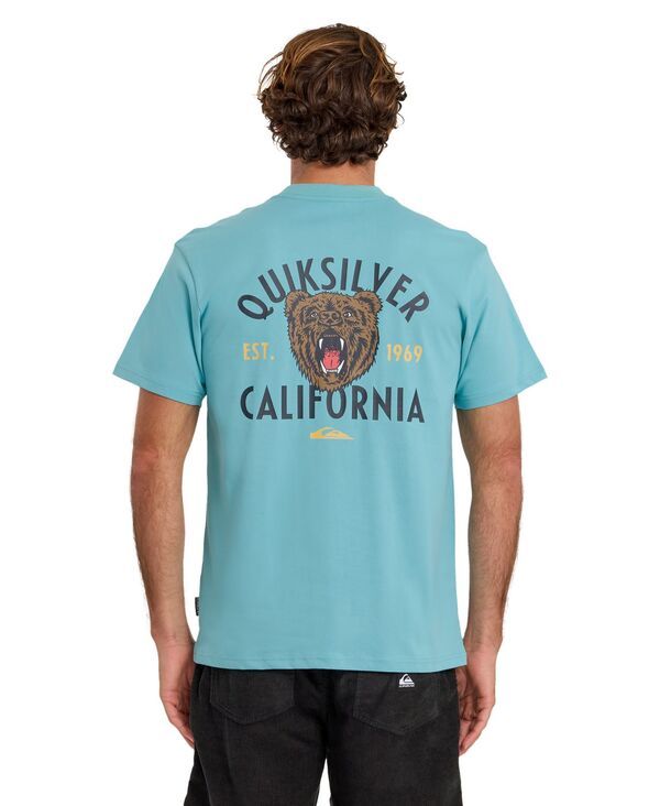 クイックシルバー メンズ トップス Tシャツ クルーネック Quiksilver Mens Crewneck TShirt Aqua アクア