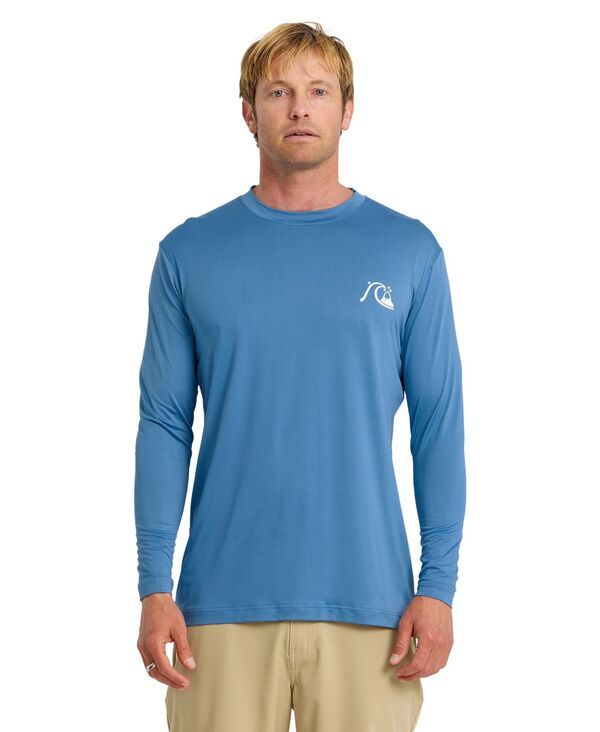 クイックシルバー メンズ トップス Tシャツ ロゴ 長袖 Quiksilver Mens Logo Surf LongSleeve TShirt Riviera