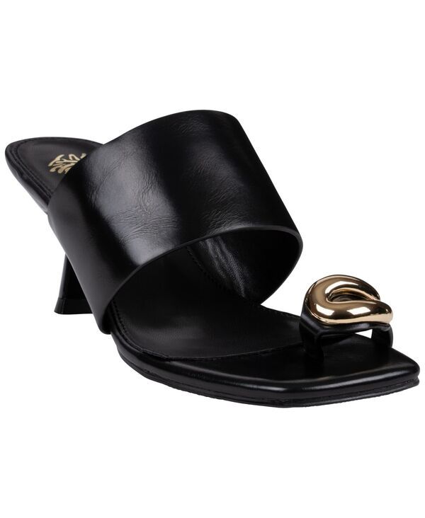 ジーシーシューズ レディースリッポン・ローファー サンダル GC Shoes Womens Carmela Toe Ring SlipOn Dressandals Black ブラック
