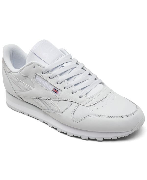 リーボック メンズ シューズ スニーカー レザー Reebok Mens Classic Leather Casual Sneakers from Finish Line Barely Gray White ホワイト