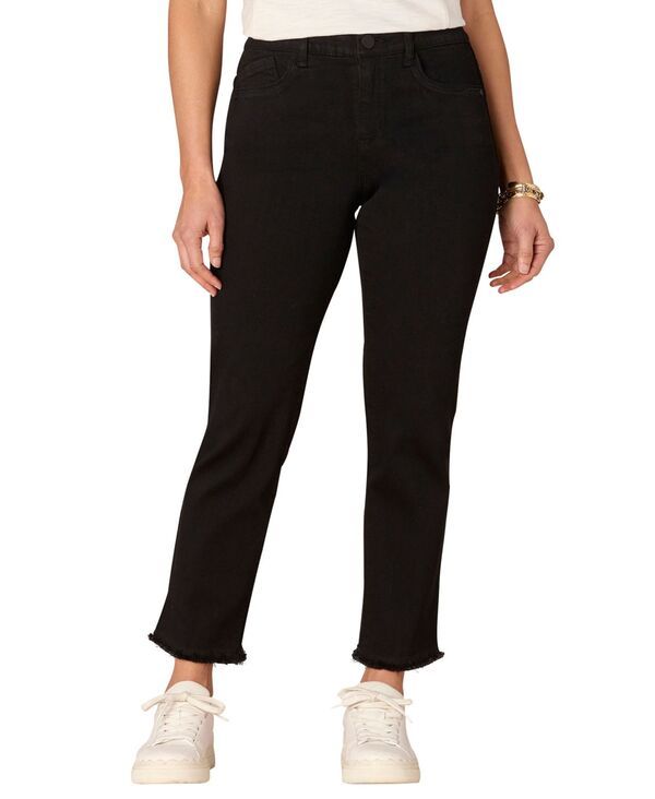 デモクラシー レディース ボトムス デニムパンツ ジーンズ Democracy Womens Absolution High Rise Slim Straight Jeans Black ブラック