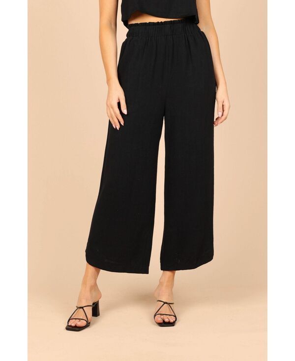 Petal and Pup レディース ボトムス カジュアルパンツ Petal and Pup Womens Eleanor High Waisted Pants Black ブラック