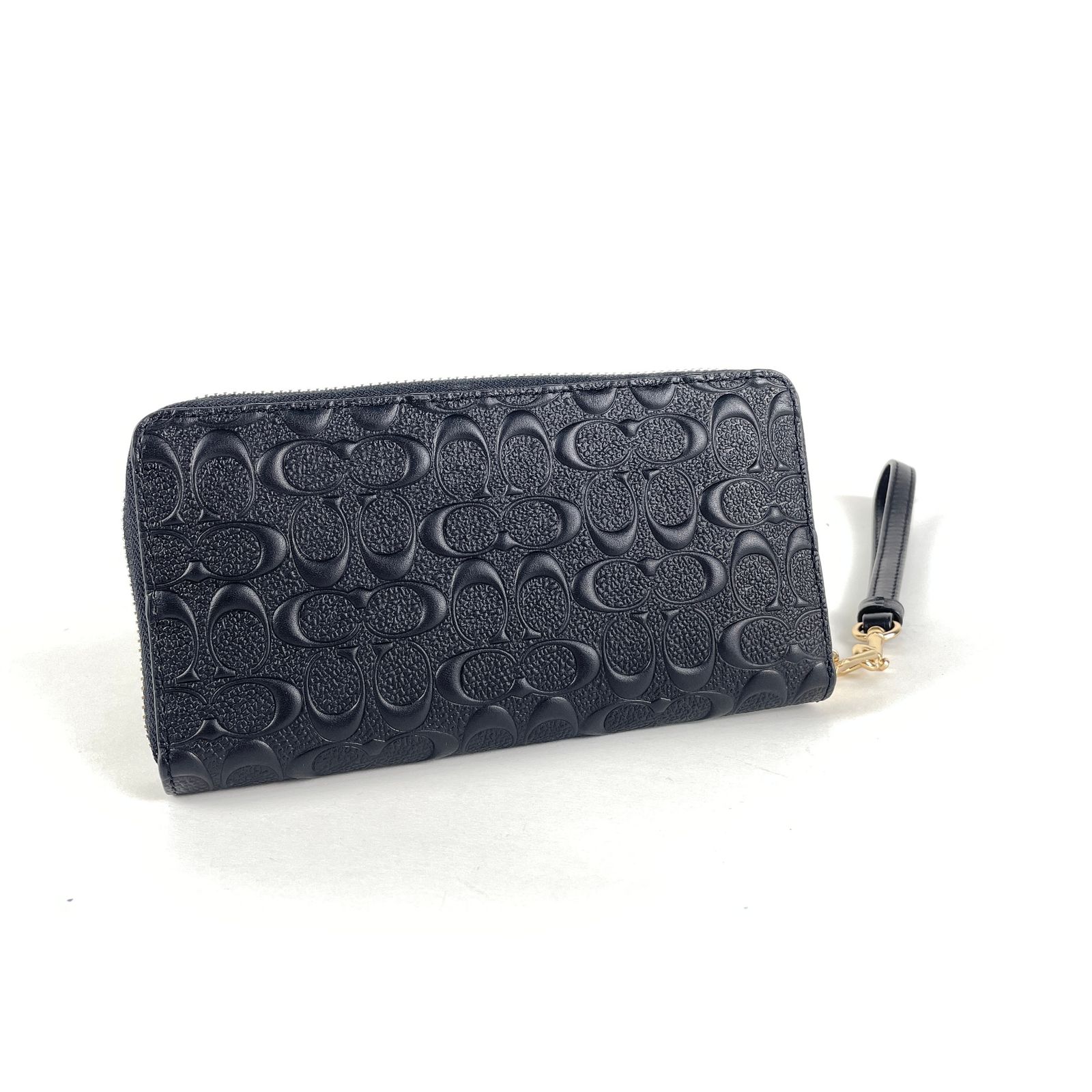COACH コーチ C7360 ブラック 長財布 財布 COACH コーチ C7360 長財布 ロングウォレット シグネチャーエンボス