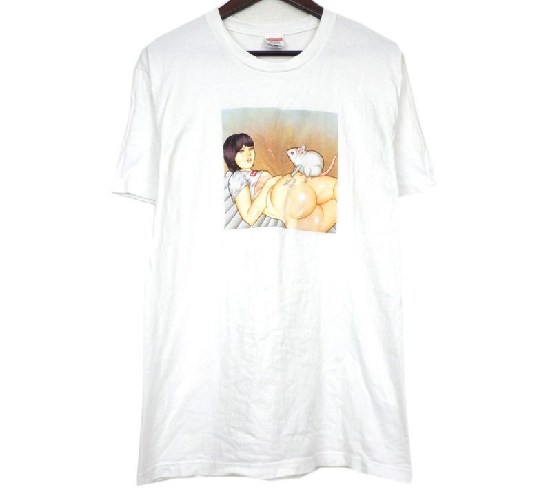 シュプリーム Supreme 25SS 【 Mouse Tee White 】 マウス プリント 半袖 Tシャツ s5868