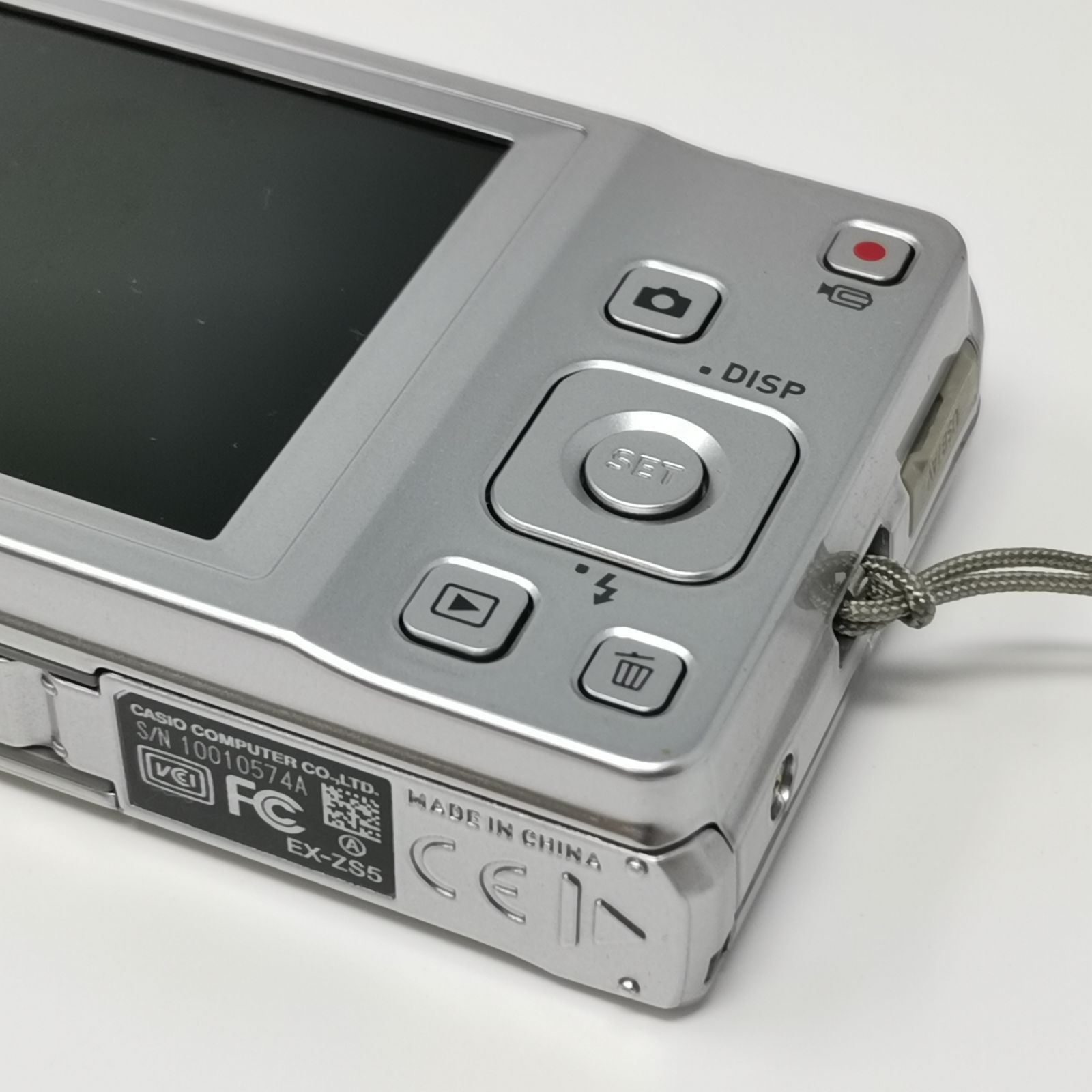 CASIO EXILIM EX-ZS5 シルバー 充電器ないため動作未確認 中古品 管理