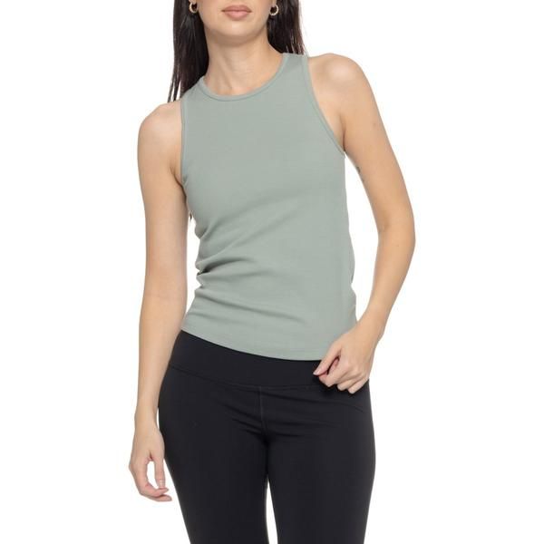 エディー バウアー レディース トップス シャツ Eddie Bauer Gritstone Tank Top BuiltIn Bra Chinois Green グリーン