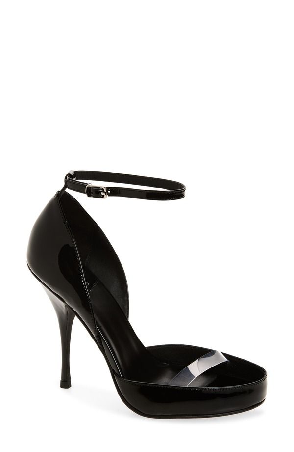 ジェフリー キャンベル レディース シューズ パンプス サンダル アンクル Jeffrey Campbell Gouache Ankle Strap Sandal Black Patent ブラック