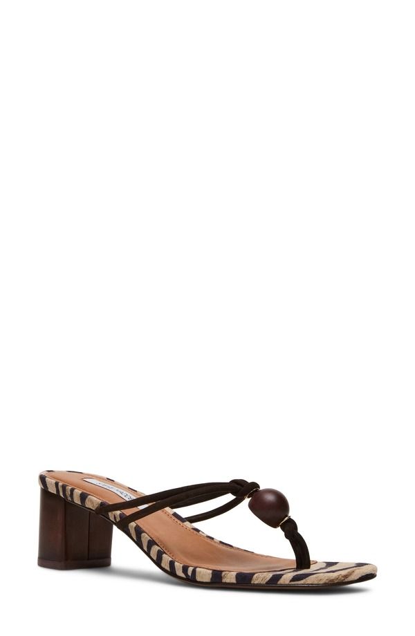スティーブ マデン レディース シューズ ヒール サンダル Steve Madden Remedy Block Heel Sandal Brown Multi ブラウン