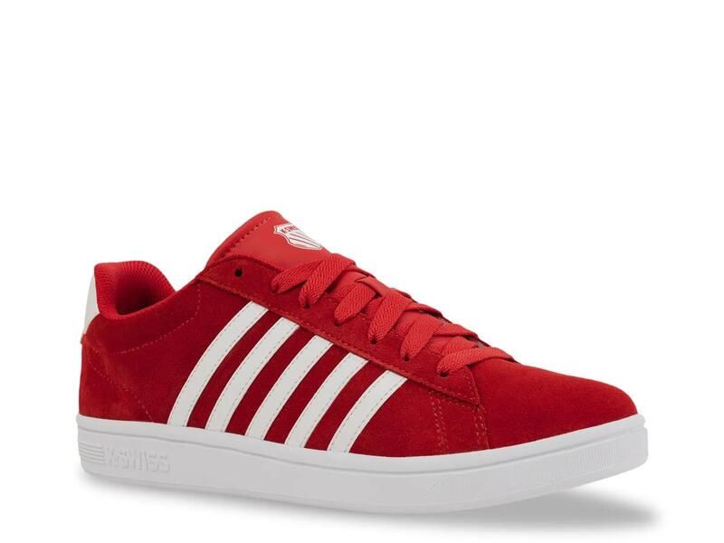 ケースイス メンズ シューズ スニーカー KSwissCourtiebreak II Sneaker Mens Red Suede レッド