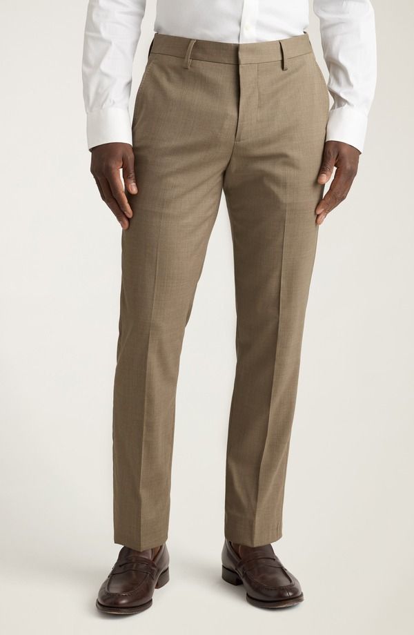 ボノボス メンズ ボトムス カジュアルパンツ ウール Bonobos Jetsetter Stretch Wool Suit Pants Tan タン