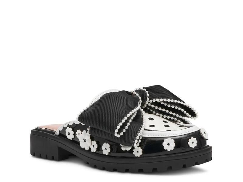 ベッツィジョンソン レディース シューズ サンダル Betsey JohnsonGladdys Mule BlackWhite ホワイト