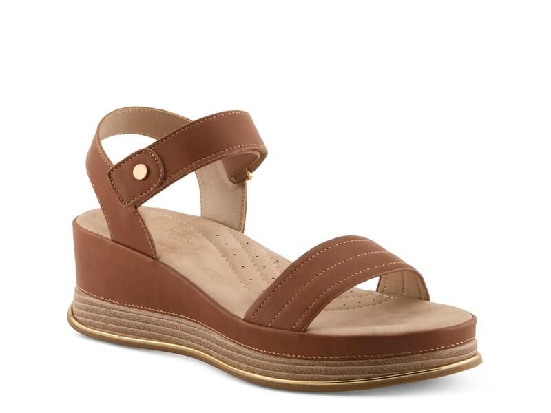 パトリシア レディース シューズ サンダル PatriziaRaizel Wedge Sandal Camel Brown ブラウン
