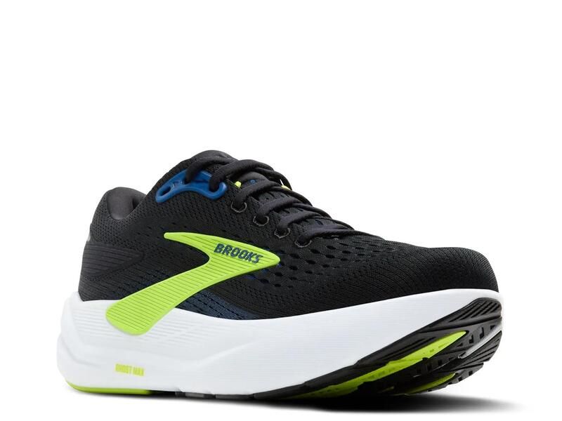 ブルックス メンズ シューズ スニーカー BrooksGhost Max 3 Running Shoe Mens Black Green ブラック