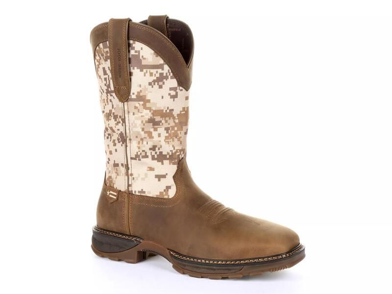 ドゥランゴ メンズ シューズ ブーツ・レインブーツ Tシャツ DurangoMaverick XP Steel Toe Work Boot Dark BrownBeige Pixel Camouflage ブラウン