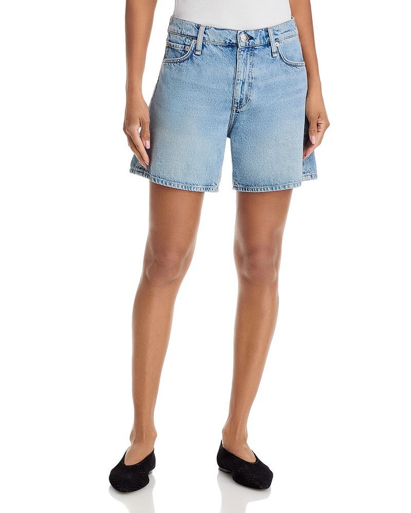 ラグアンドボーン レディース ボトムス ハーフパンツ・ショーツ ショートパンツ デニム rag bone Kaia High Rise Denim Shorts in Sunrise デニム