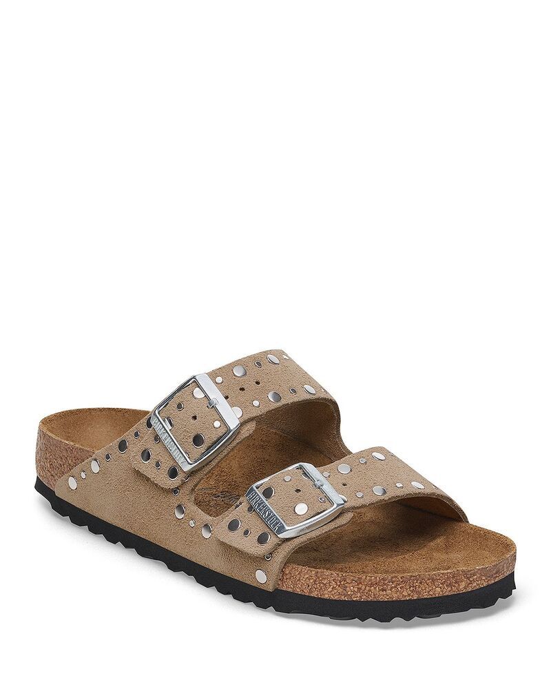 ビルケンシュトック レディース シューズ サンダル Birkenstock Womens Arizona Rivetslide Sandals Beige ベージュ