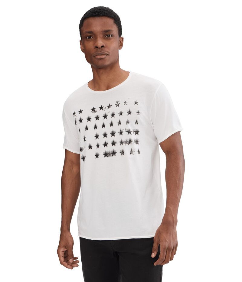 ジョンバルベイトス メンズ トップス シャツ グラフィック John Varvatostars Graphic TShirt KG7337S26 Salt