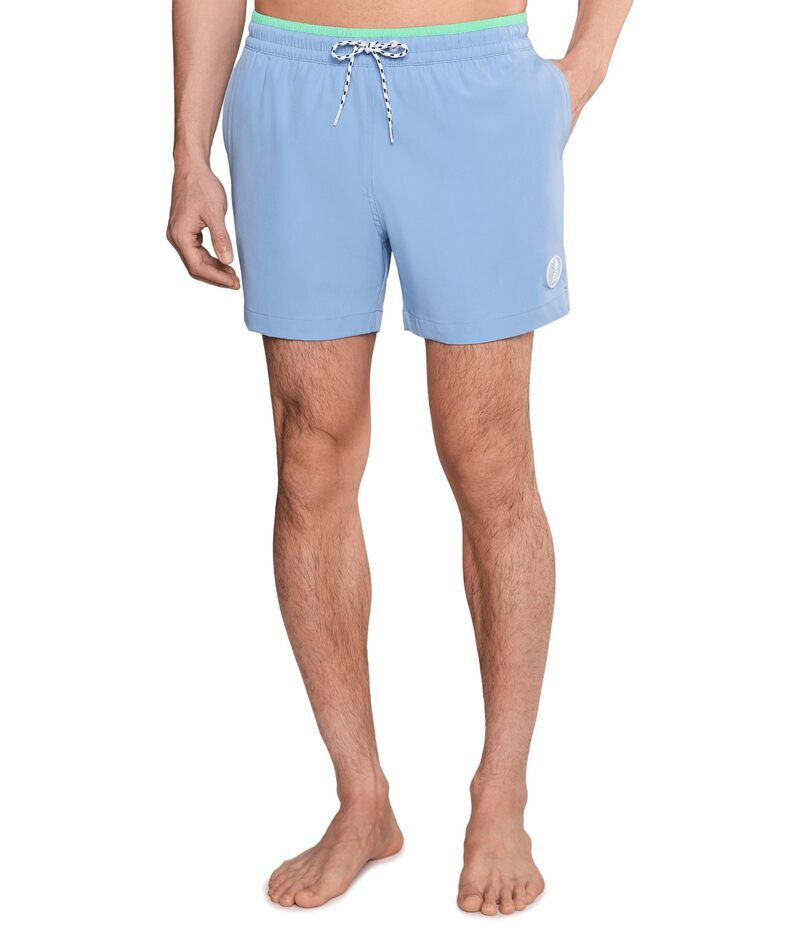 チャビーズ メンズ 水着 ハーフパンツ・ショーツ Chubbies The Alpine Skies 55 Classic Lined Swim Trunks Dusty Blue ブルー