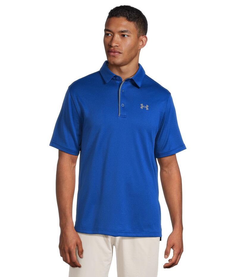 アンダーアーマー メンズ トップス シャツ Under Armour Golf Tech Polo RoyalGraphite グラファイト