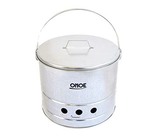 尾上製作所(ONOE) 火消しつぼになる七輪 HS-250 セット バリエーション 焚き火台 キャンプ用品 バーベキュー コンロ グリル BBQ 七輪 替網 万能調理器(沖縄・離島の方発送不可）)
