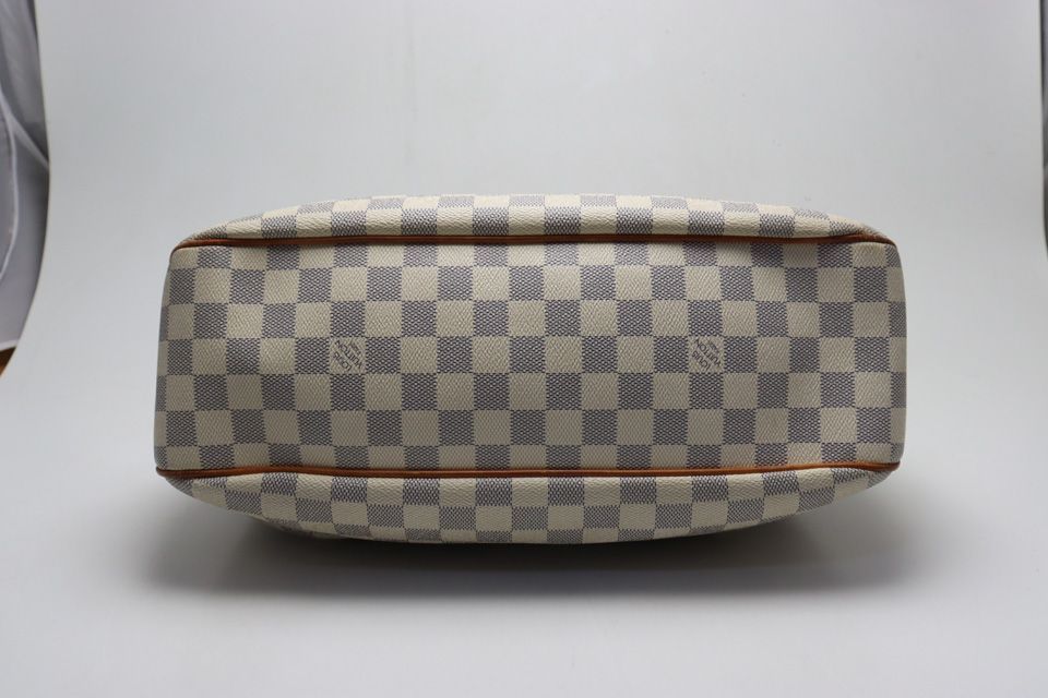 □LOUIS VUITTON ダミエアズール シラクーサMM レザー ショルダー