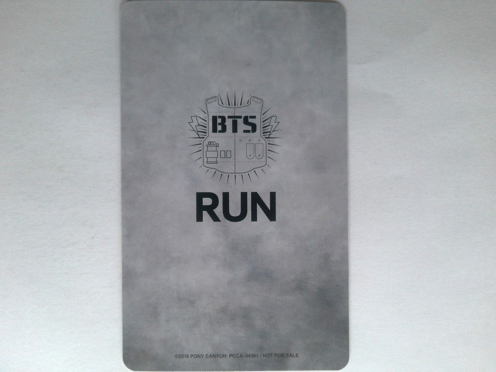 BTS JUNGKOOK トレカ RUN-Japanese Ver.- 通常盤 初回生産分 封入特典