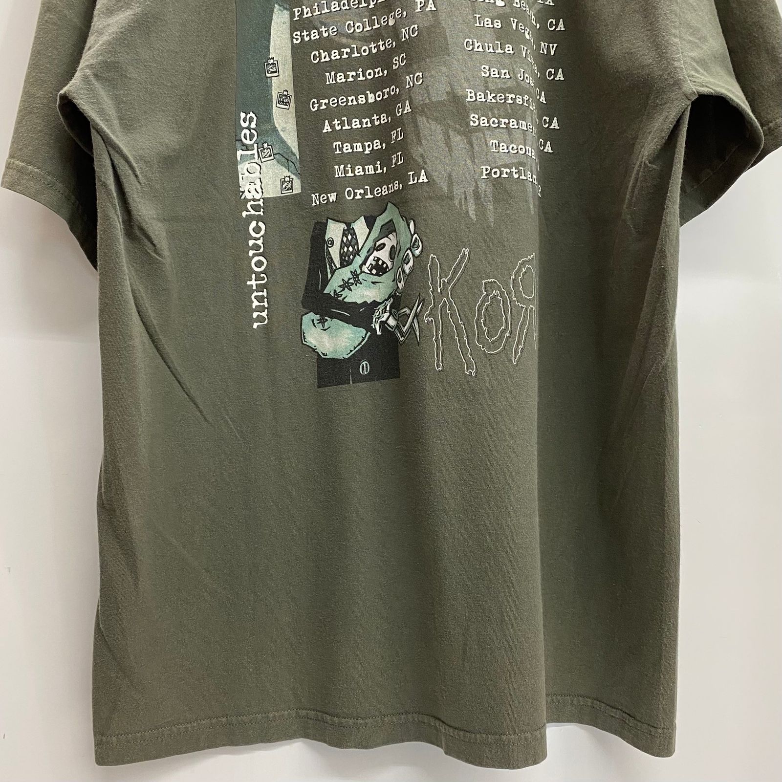 バンド band 00's Korn Pop Sux Tour 2002 Sundog Tシャツ グリーン XL