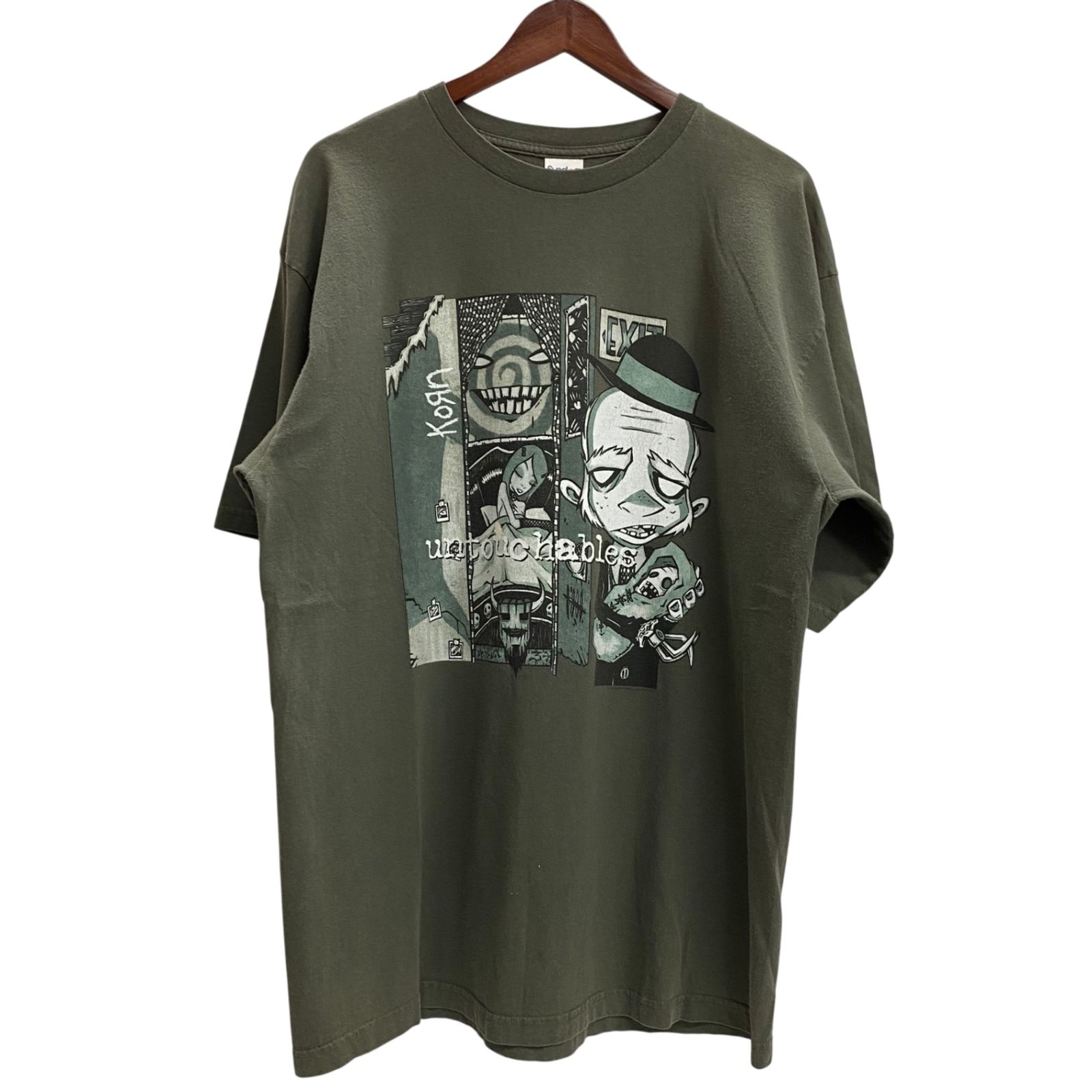 バンド band 00's Korn Pop Sux Tour 2002 Sundog Tシャツ グリーン XL