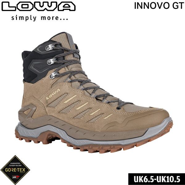 ローバー LOWA トレッキングシューズ イノボ GT デューン×グレー 登山靴
