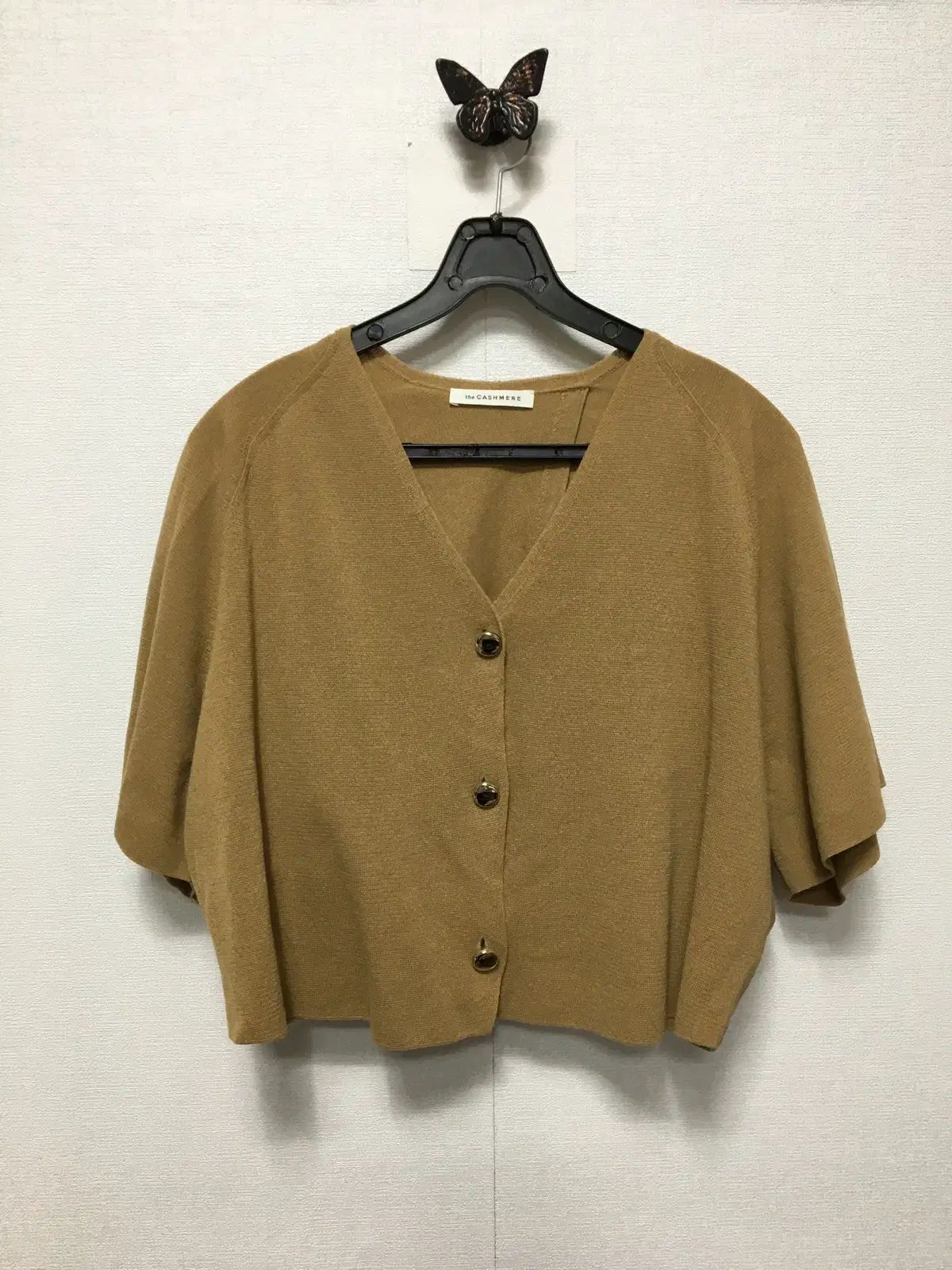 24SS ハン 더캐시미어 半袖 カーディガン 11,384円